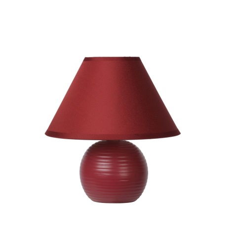 Lucide 14550/81/57 - Stolná lampa KADDY 1xE14/40W/230V červená