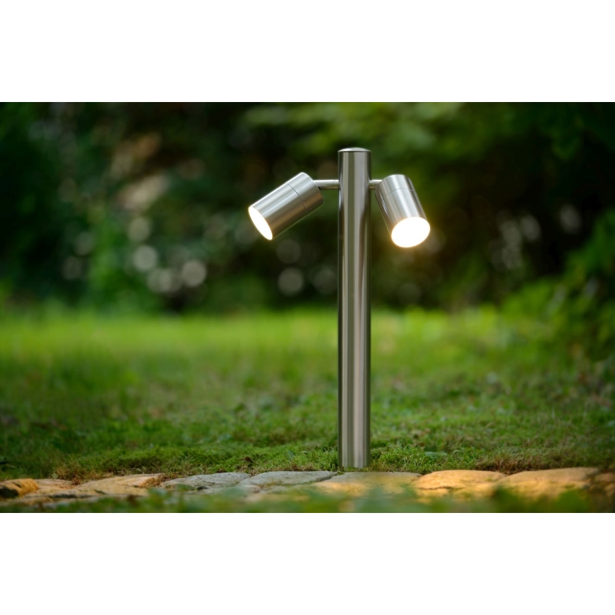 Lucide 14867/10/12 - LED vonkajšia lampa ARNE-LED 2xGU10/5W/230V
