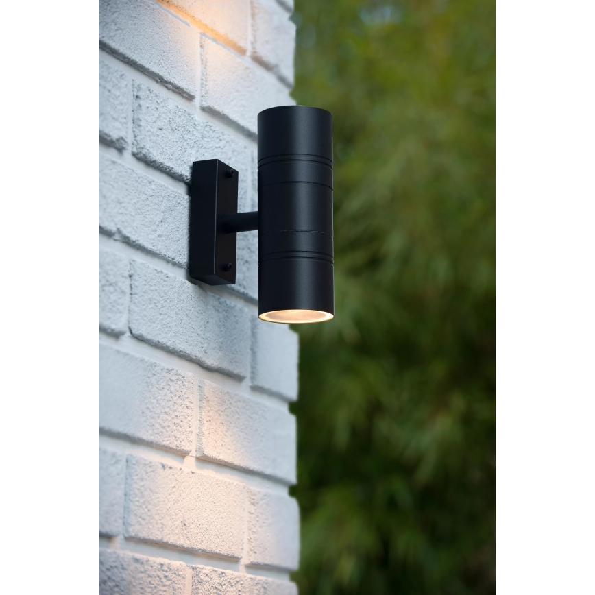 Lucide 14867/11/30 - LED Vonkajšie nástenné svietidlo ARNE-LED 2xGU10/5W/230V