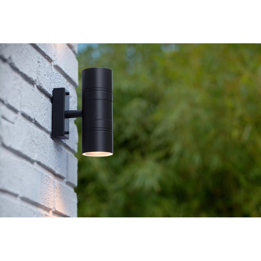 Lucide 14867/11/30 - LED Vonkajšie nástenné svietidlo ARNE-LED 2xGU10/5W/230V