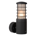 Lucide 14871/01/30 - Vonkajšie nástenné svietidlo so senzorom SOLID 1xE27/60W/230V IP54
