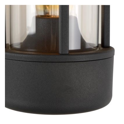 Lucide 14893/01/30 - Vonkajšie nástenné svietidlo so senzorom soumraku LORI 1xE27/15W/230V IP44