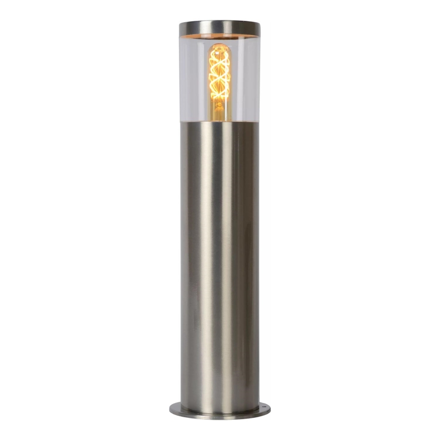 Lucide 14899/50/12 - Vonkajšia lampa FEDOR 1xE27/40W/230V IP44 49 cm matný chróm