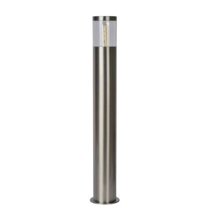 Lucide 14899/80/12 - Vonkajšia lampa FEDOR 1xE27/40W/230V IP44 79 cm matný chróm