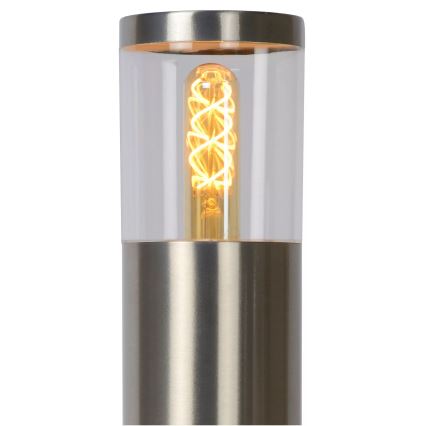 Lucide 14899/80/12 - Vonkajšia lampa FEDOR 1xE27/40W/230V IP44 79 cm matný chróm