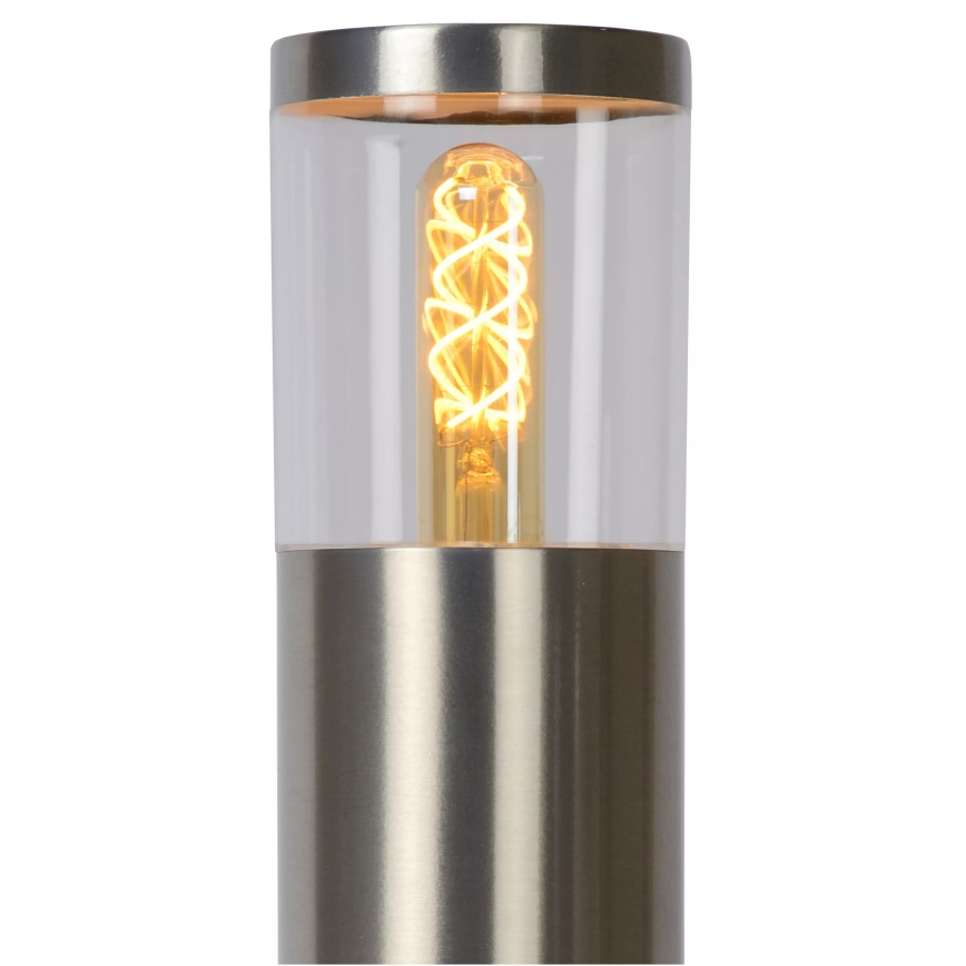 Lucide 14899/80/12 - Vonkajšia lampa FEDOR 1xE27/40W/230V IP44 79 cm matný chróm