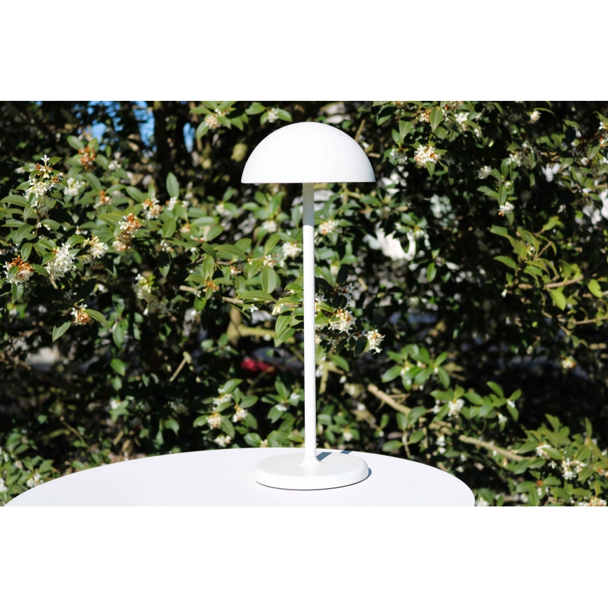 Lucide 15500/02/31 - LED Stmievateľná dotyková vonkajšia lampa JOY LED/1,5W/3,7V USB IP54 2200 mAh biela