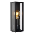 Lucide 15802/01/30 - Vonkajšie nástenné svietidlo DUKAN 1xE27/15W/230V IP65 čierna