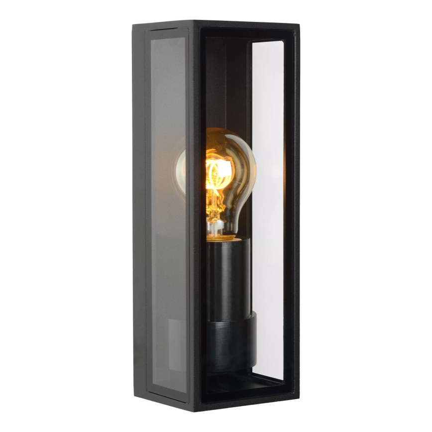 Lucide 15802/01/30 - Vonkajšie nástenné svietidlo DUKAN 1xE27/15W/230V IP65 čierna