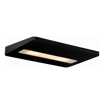 Lucide 17207/08/30 - LED nástenné svietidlo BORO LED/8W/230V čierne