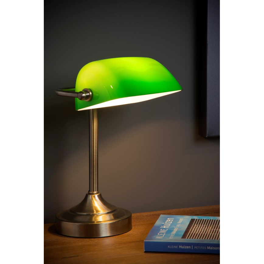 Lucide 17504/01/03 - Stolná lampa BANKER 1xE14/40W/230V
