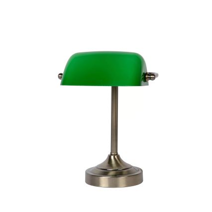 Lucide 17504/01/03 - Stolná lampa BANKER 1xE14/40W/230V