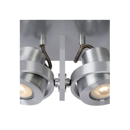 Lucide 17906/10/12 - LED Stmievateľné bodové svietidlo LANDA 2xGU10/4,5W/230V matný chróm