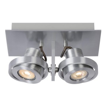 Lucide 17906/10/12 - LED Stmievateľné bodové svietidlo LANDA 2xGU10/4,5W/230V matný chróm