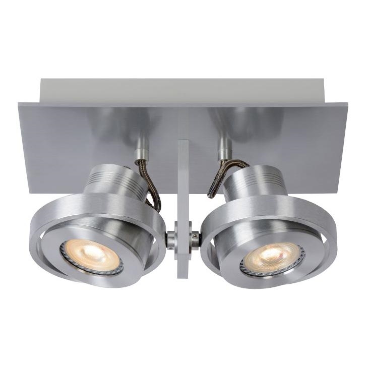 Lucide 17906/10/12 - LED Stmievateľné bodové svietidlo LANDA 2xGU10/4,5W/230V matný chróm