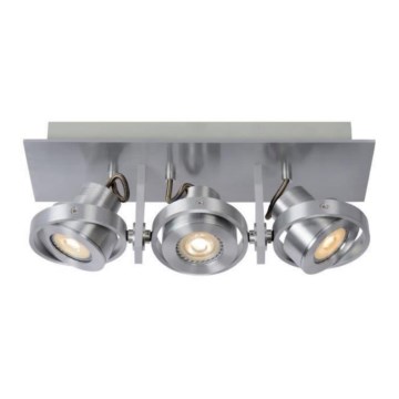 Lucide 17906/16/12 - LED Stmievateľné bodové svietidlo 3xGU10/5W/230V matný chróm
