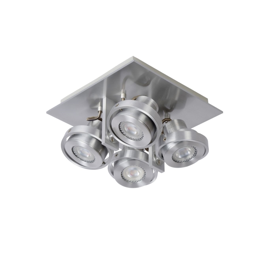 Lucide 17906/20/12 - LED bodové svietidlo LANDA 4xGU10/4,5W/230V matný chróm
