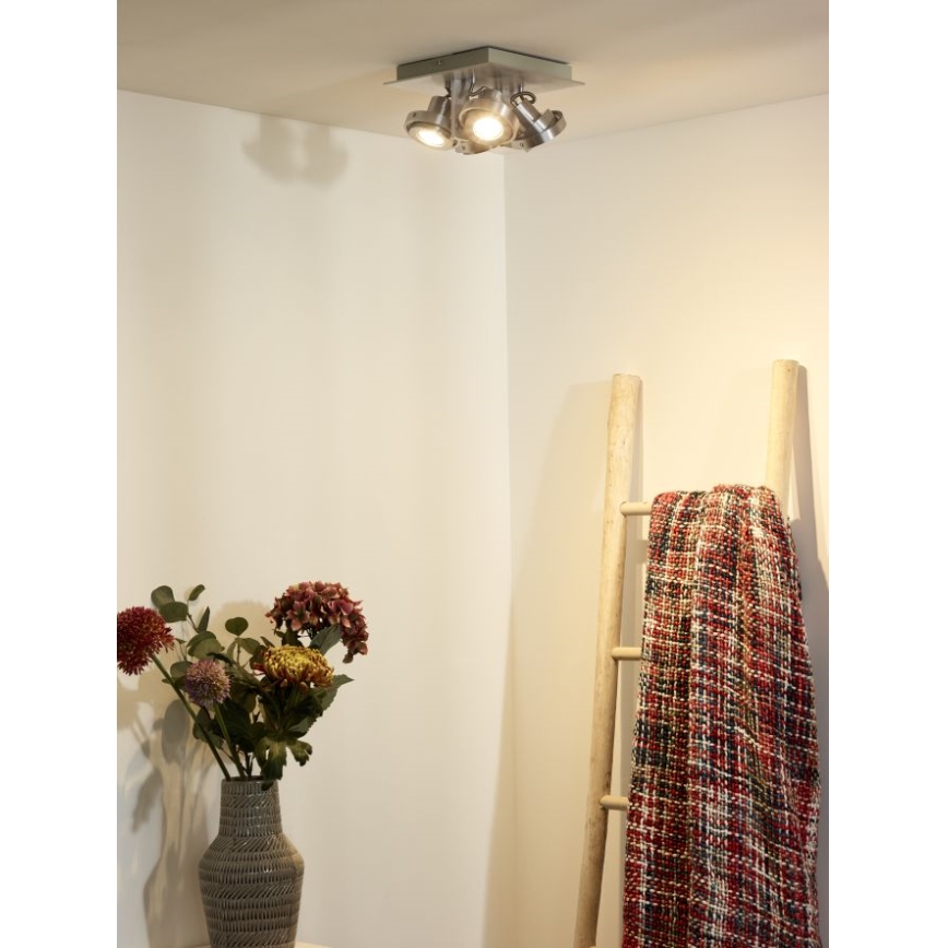 Lucide 17906/20/12 - LED bodové svietidlo LANDA 4xGU10/4,5W/230V matný chróm