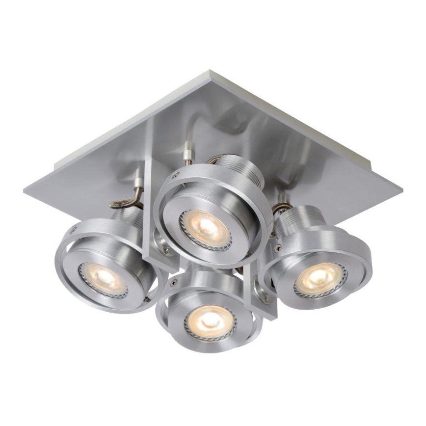 Lucide 17906/20/12 - LED bodové svietidlo LANDA 4xGU10/4,5W/230V matný chróm
