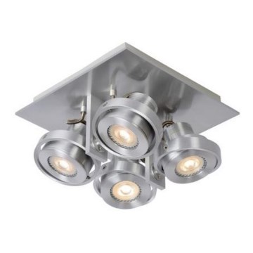 Lucide 17906/21/12 - LED Stmievateľné bodové svietidlo LANDA 4xGU10/5W/230V matný chróm
