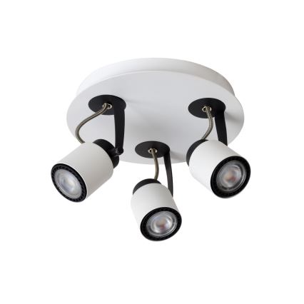Lucide 17989/15/31 - LED Stmievateľné bodové svietidlo DICA LED 3xGU10/5W/230V biela