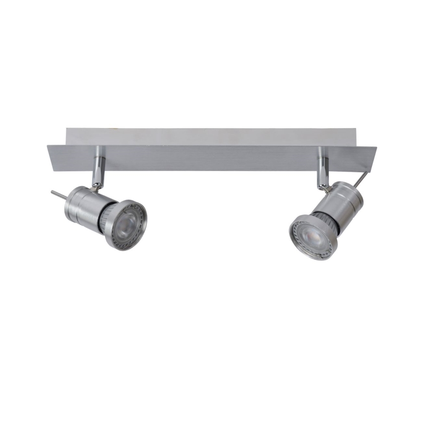 Lucide 17990/10/12 - LED bodové svietidlo TWINNY-LED 2xGU10/4,5W/230V matný chróm