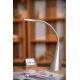 Lucide 18655/04/36 - LED stolná lampa GOOSY-LED 1xLED/4W/230V strieborná
