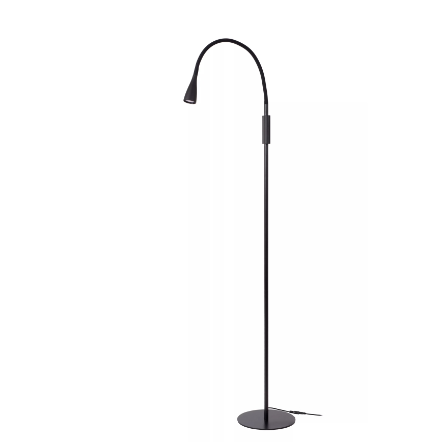 Lucide 18756/03/30 - LED Stmievateľná flexibilná dotyková stojacia lampa ZOZY LED/4W/230V čierna