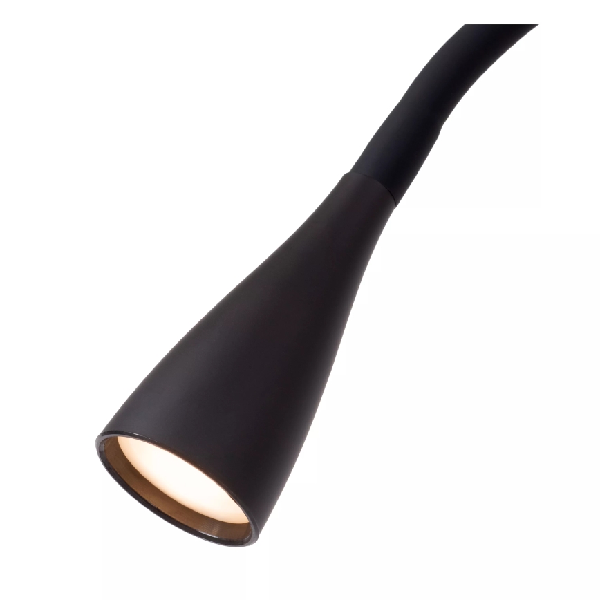 Lucide 18756/03/30 - LED Stmievateľná flexibilná dotyková stojacia lampa ZOZY LED/4W/230V čierna