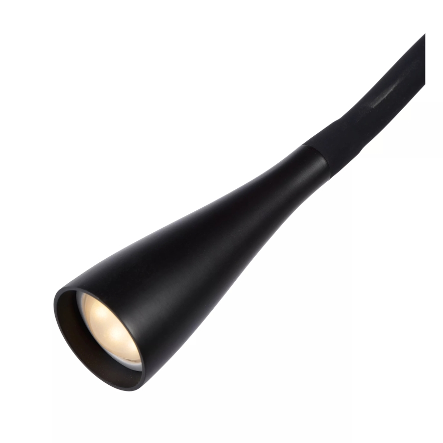 Lucide 18756/03/30 - LED Stmievateľná flexibilná dotyková stojacia lampa ZOZY LED/4W/230V čierna