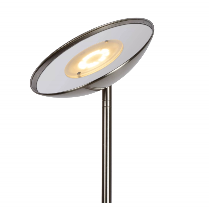 Lucide 19791/24/12 - LED Stmievateľná stojacia lampa ZENITH LED/20W + LED/4W/230V matný chróm