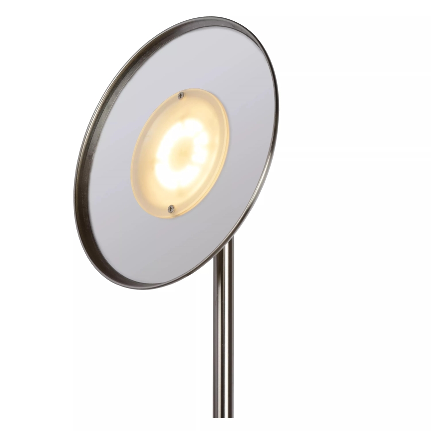 Lucide 19791/24/12 - LED Stmievateľná stojacia lampa ZENITH LED/20W + LED/4W/230V matný chróm