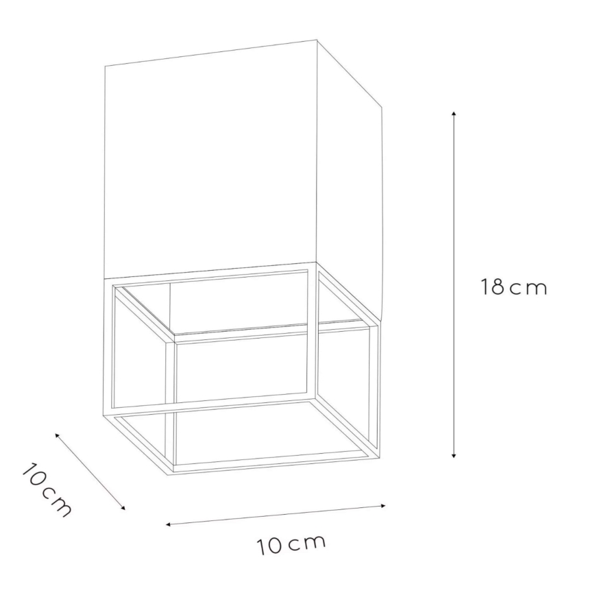 Lucide 21120/01/30 - Stropné svietidlo RIXT 1xE27/40W/230V