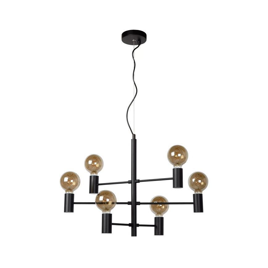 Lucide 21421/06/30 - Luster na lanku LEANNE 6xE27/60W/230V