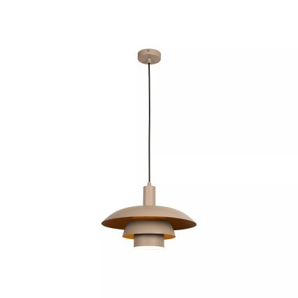 Lucide 21444/38/41 - Luster na lanku BRUNO 1xE27/40W/230V béžový