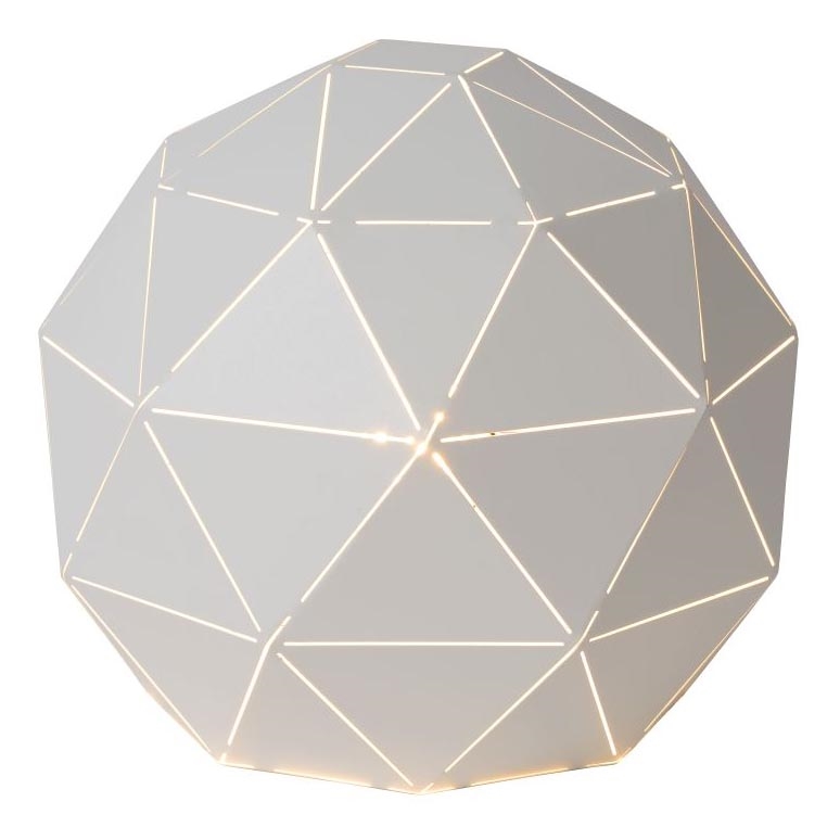 Lucide 21509/25/31 - Stolná lampa OTONA 1xE27/25W/230V biela