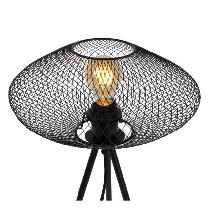 Lucide 21523/01/30 - Stolná lampa MESH 1xE27/40W/230V čierna