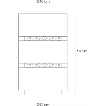 Lucide 21533/01/30 - Stolná lampa ROSAS 1xE27/40W/230V čierna