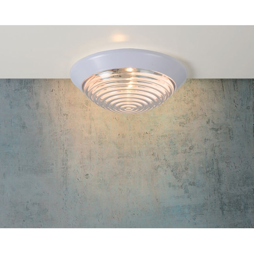 Lucide 22101/27/31 - Kúpeľňové stropné svietidlo FENNA 1xE27/60W/230V biele