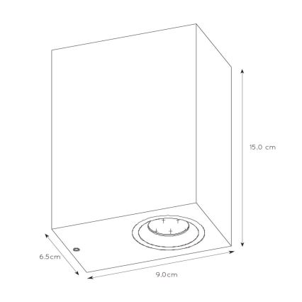 Lucide 22860/10/31 - LED Stmievateľné vonkajšie nástenné svietidlo ZORA 2xGU10/5W/230V IP44