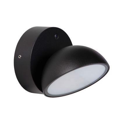 Lucide 22865/12/30 - LED Vonkajšie nástenné svietidlo so súmrakovým senzorom FINN LED/12W/230V IP54 čierna