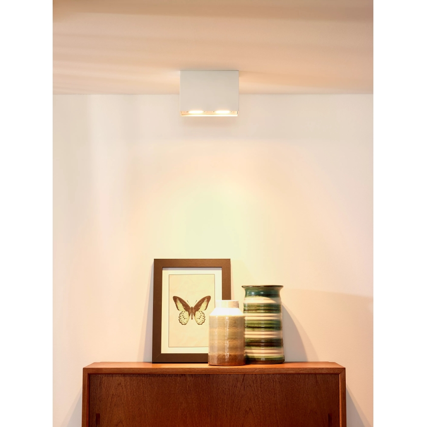 Lucide 22953/02/31 - Bodové svietidlo TUBE 2xGU10/42W/230V biela