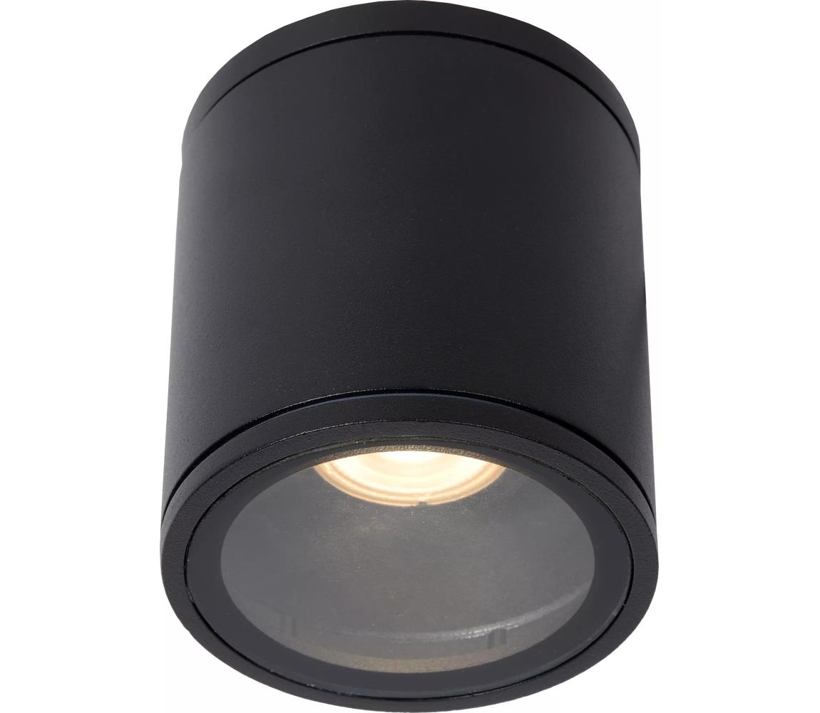 Lucide 22962/01/30 - Kúpeľňové stropné svietidlo AVEN 1xGU10/50W/230V IP65 čierne 22962/01/30