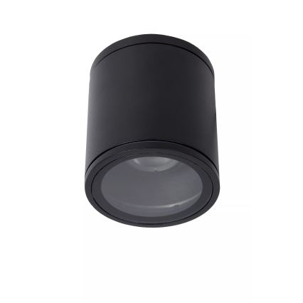 Lucide 22962/01/30 - Kúpeľňové stropné svietidlo AVEN 1xGU10/50W/230V, priemer 9 cm, IP65, čierne