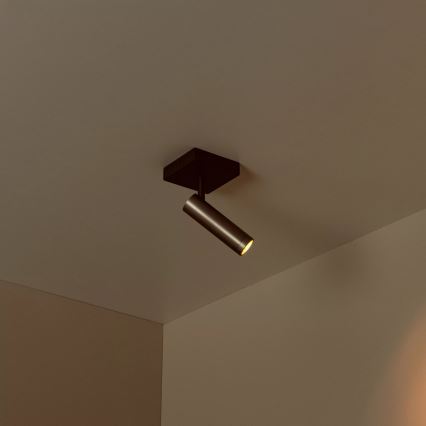 Lucide 22974/01/15 - Bodové svietidlo GRADO 1xGU10/40W/230V hnedá/čierna