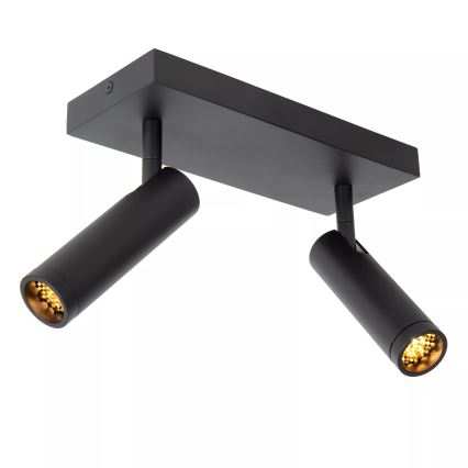 Lucide 22974/02/30 - Bodové svietidlo GRADO 2xGU10/8W/230V čierne