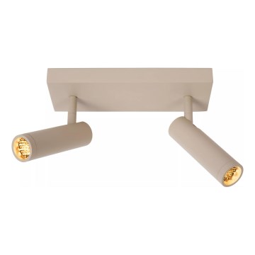 Lucide 22974/02/41 - Bodové svietidlo GRADO 2xGU10/8W/230V béžové