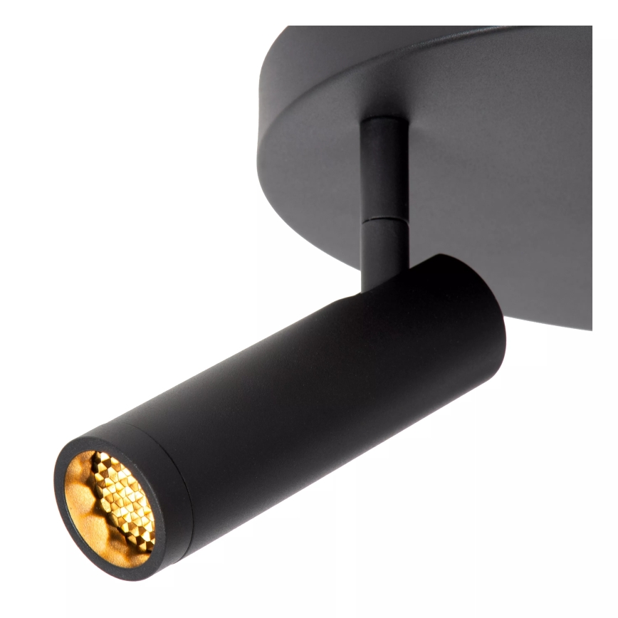 Lucide 22974/13/30 - Bodové svietidlo GRADO 3xGU10/40W/230V čierna