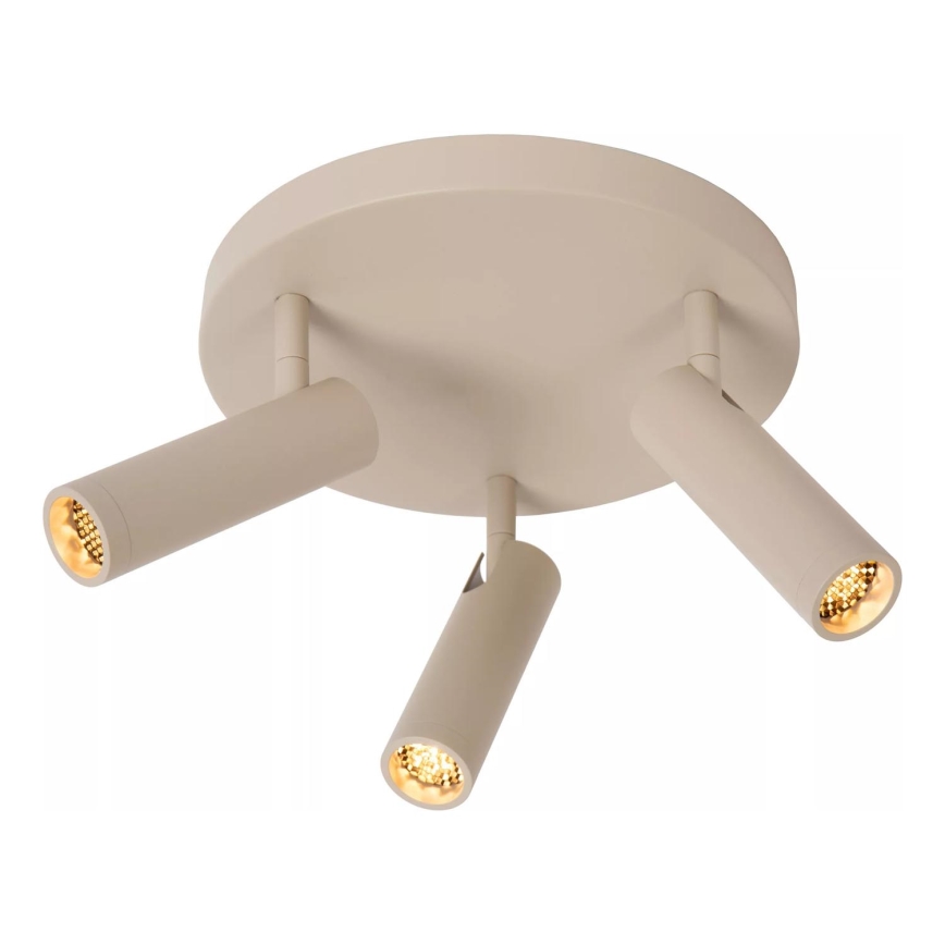 Lucide 22974/13/41 - Bodové svietidlo GRADO 3xGU10/12W/230V béžové