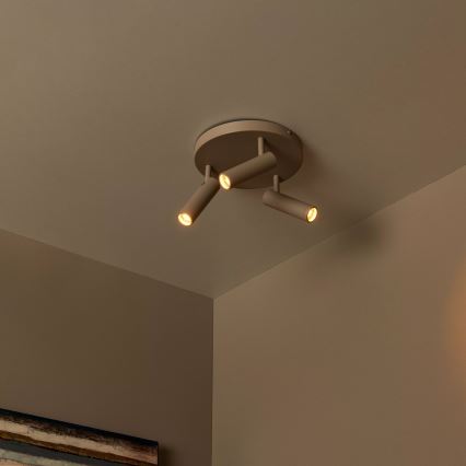 Lucide 22974/13/41 - Bodové svietidlo GRADO 3xGU10/12W/230V béžové